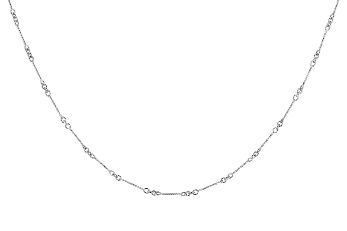 A293-55195: TWIST CHAIN (16IN, 0.8MM, 14KT, LOBSTER CLASP)