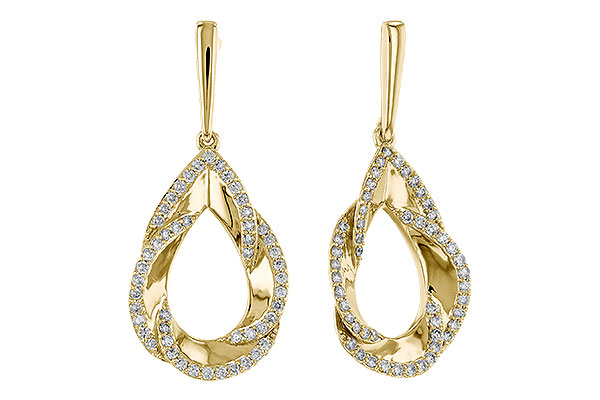 A293-57077: EARRINGS .50 TW