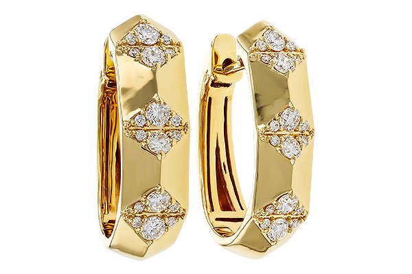A293-61586: EARRINGS .50 TW