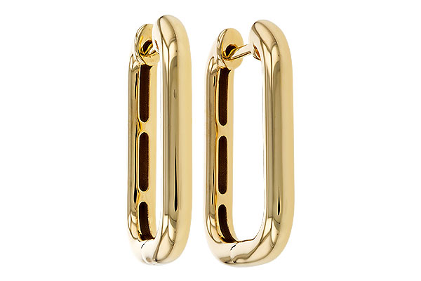 A293-61631: GOLD EARRINGS (23MM)
