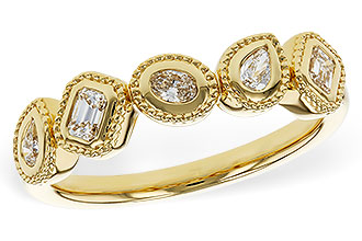 A293-62531: LDS DIA WED RG .34 TW FANCY CUT DIAS