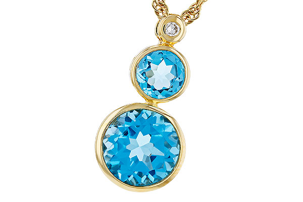 A294-46122: NECK 2.63 BLUE TOPAZ 2.65 TGW (5MM / 8MM BT)