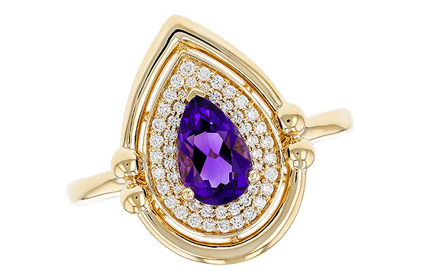 A294-46140: LDS RG .70 AMETHYST .86 TGW (8x5MM AMY)
