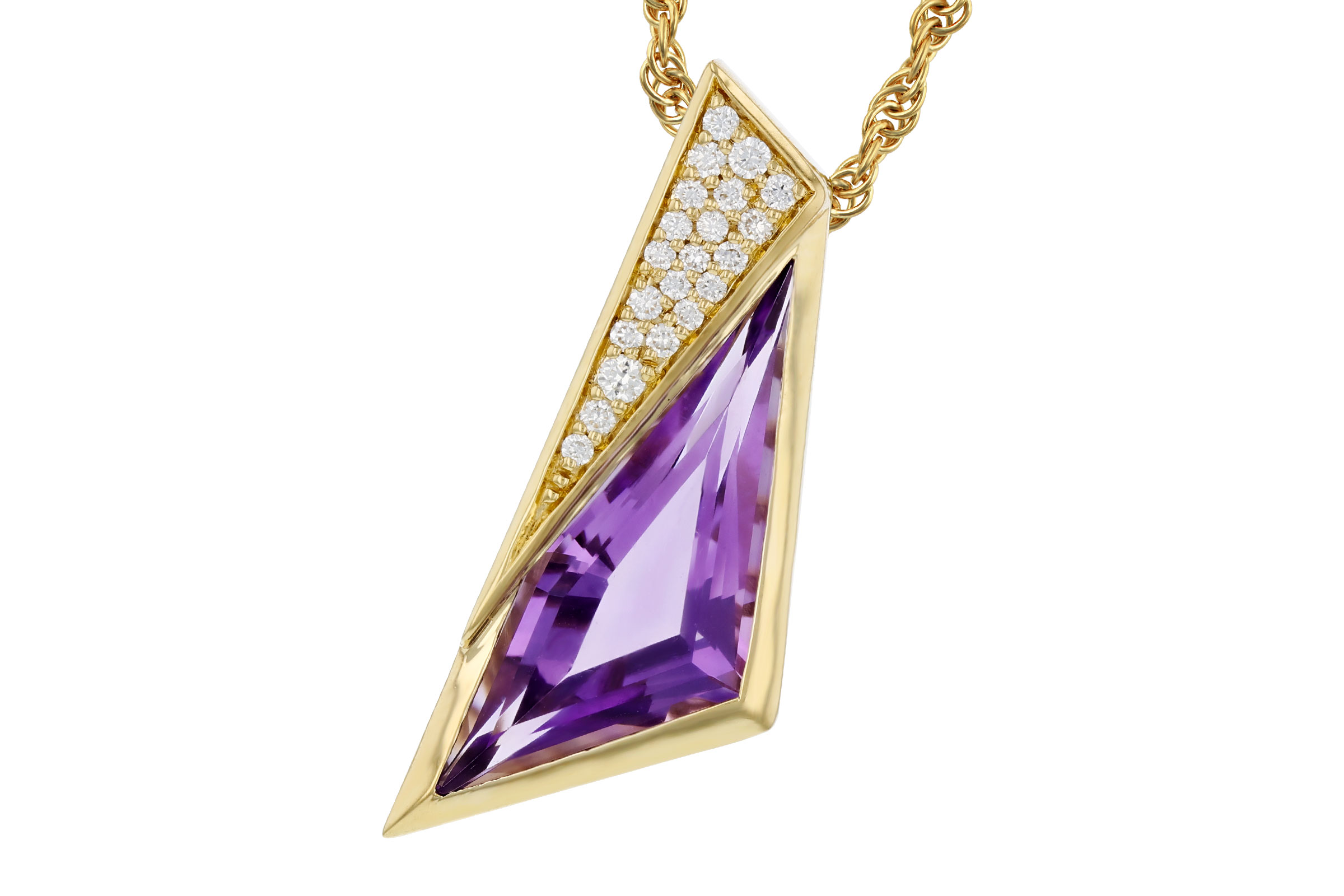 A294-47968: NECKLACE 2.24 AMETHYST 2.33 TGW