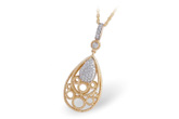 B203-55213: NECKLACE .20 TW