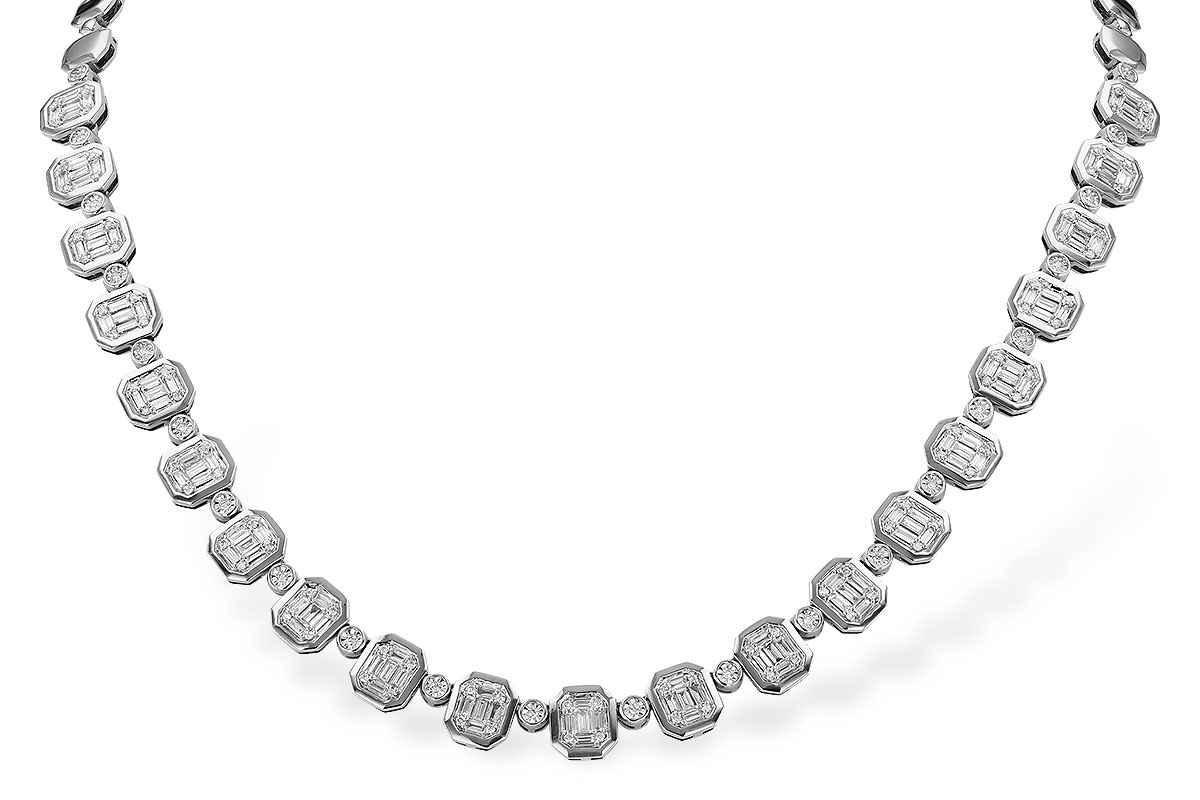 B293-55240: NECKLACE 1.39 BAG 1.80 TW (16")
