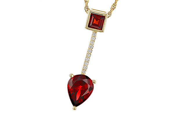 B293-57013: NECKLACE 2.15 GARNET 2.20 TGW