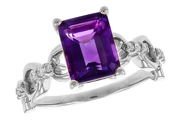 B293-61568: LDS RG 1.95 AMETHYST 2.05 TGW (9x7MM AMY)