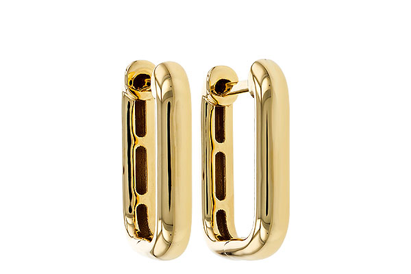 B293-61631: GOLD EARRINGS (15MM)