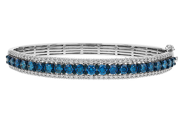 C293-59786: BANGLE 4.05 BLUE DIAS 5.50 TW