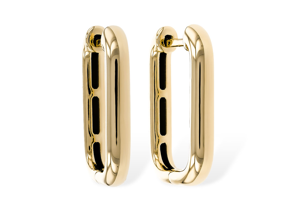 C293-60722: GOLD EARRINGS (18MM)