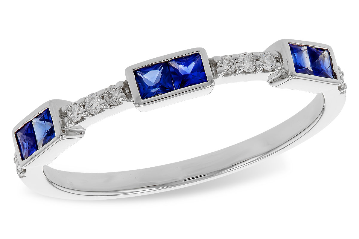 D293-58904: LDS WED RG .36 SAPPHIRE .43 TGW