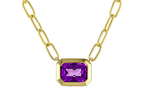 D293-60713: NECKLACE .82 AMETHYST (18")