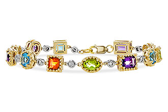 D293-63404: BRACELET 4.63 SEMI-PREC (AMY,BT,CIT,PER) 5.05 TGW
