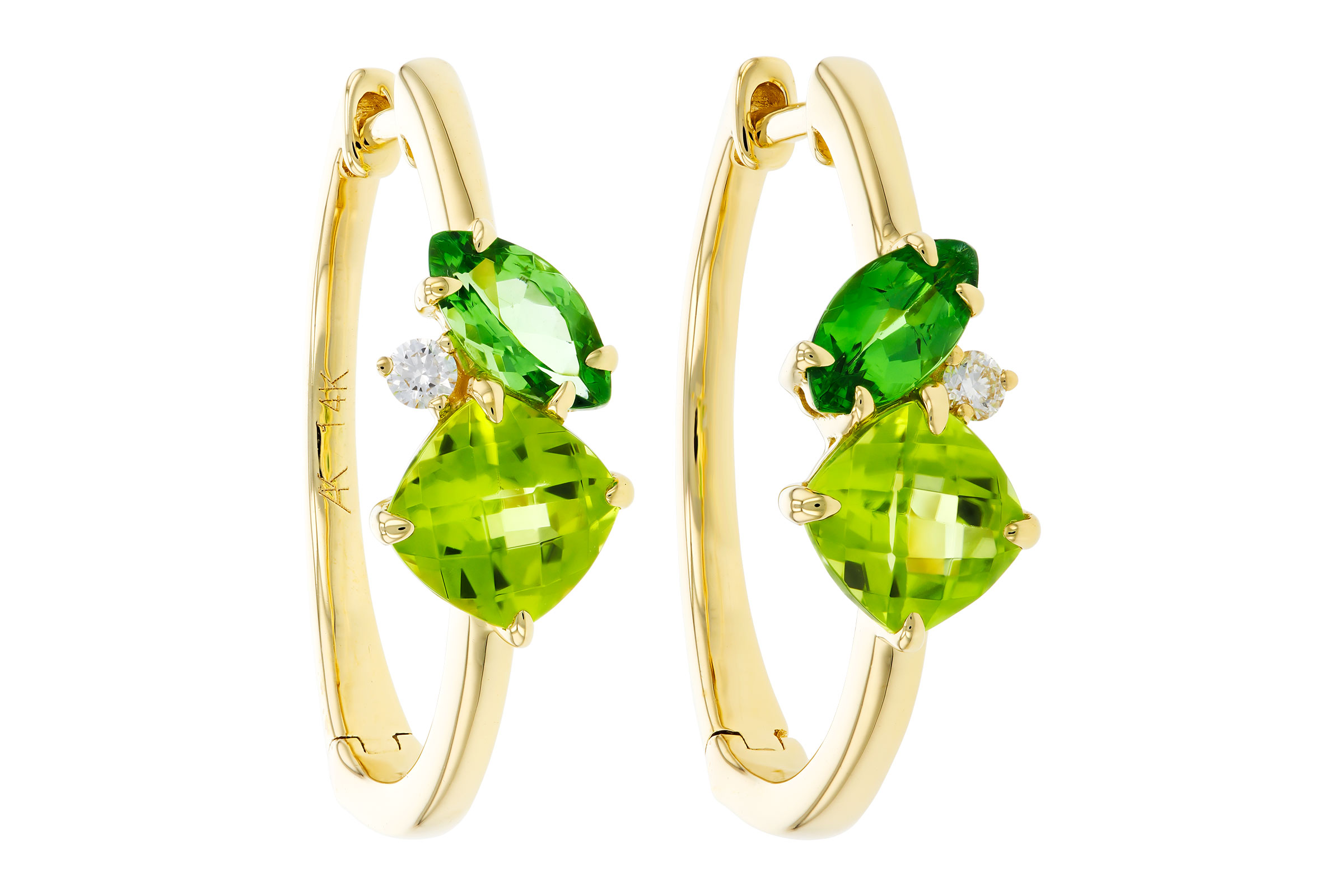 D294-47922: EARRINGS 1.69 TW SEMI-PREC (PER,TSAV) 1.73 TGW