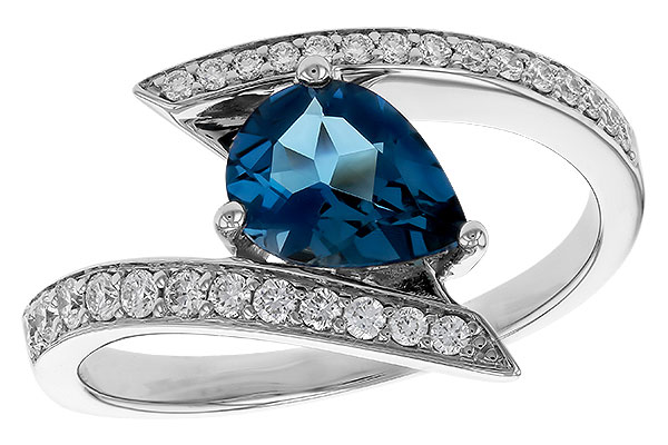 E293-56122: LDS RG 1.04 LONDON BLUE TOPAZ 1.28 TGW (8x6MM)