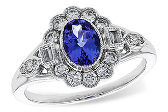 E293-56149: LDS RG .80 TANZANITE 1.20 TGW (7x5MM OV)