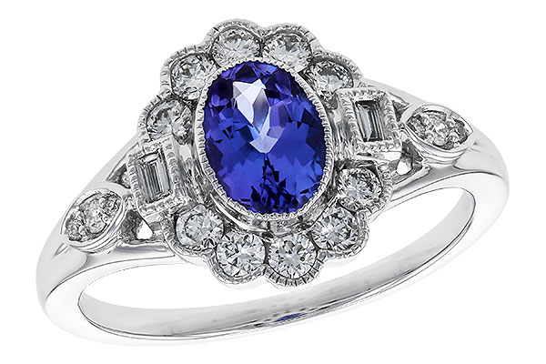 E293-56149: LDS RG .80 TANZANITE 1.20 TGW (7x5MM OV)