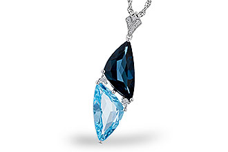 E293-57049: NECK 6.87 BLUE TOPAZ 6.97 TGW