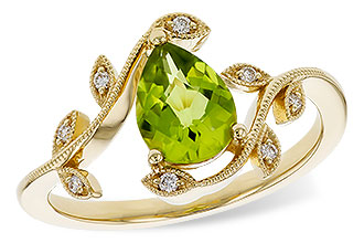 E293-57067: LDS RG 1.16 PERIDOT 1.22 TGW (8x6MM PER)
