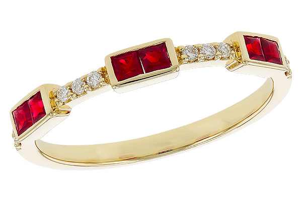 E293-59731: LDS WED RG .34 RUBY .41 TGW