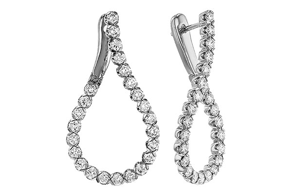 E293-61604: EARRINGS 2.00 TW