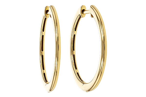 E293-62476: GOLD EARRINGS (24MM)