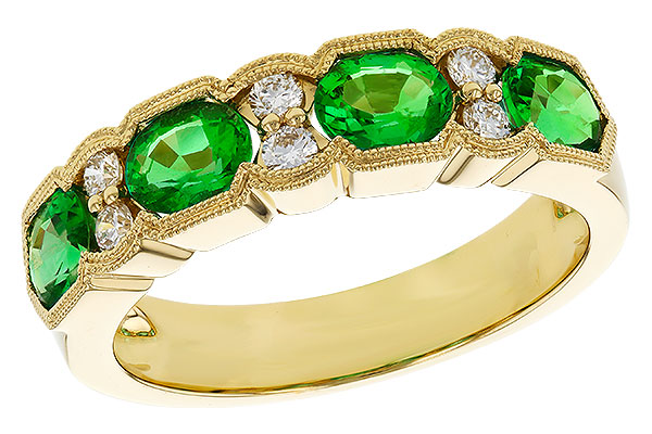 E293-62522: LDS WED RG 1.20 EMERALD 1.38 TGW (5x4MM EMER)