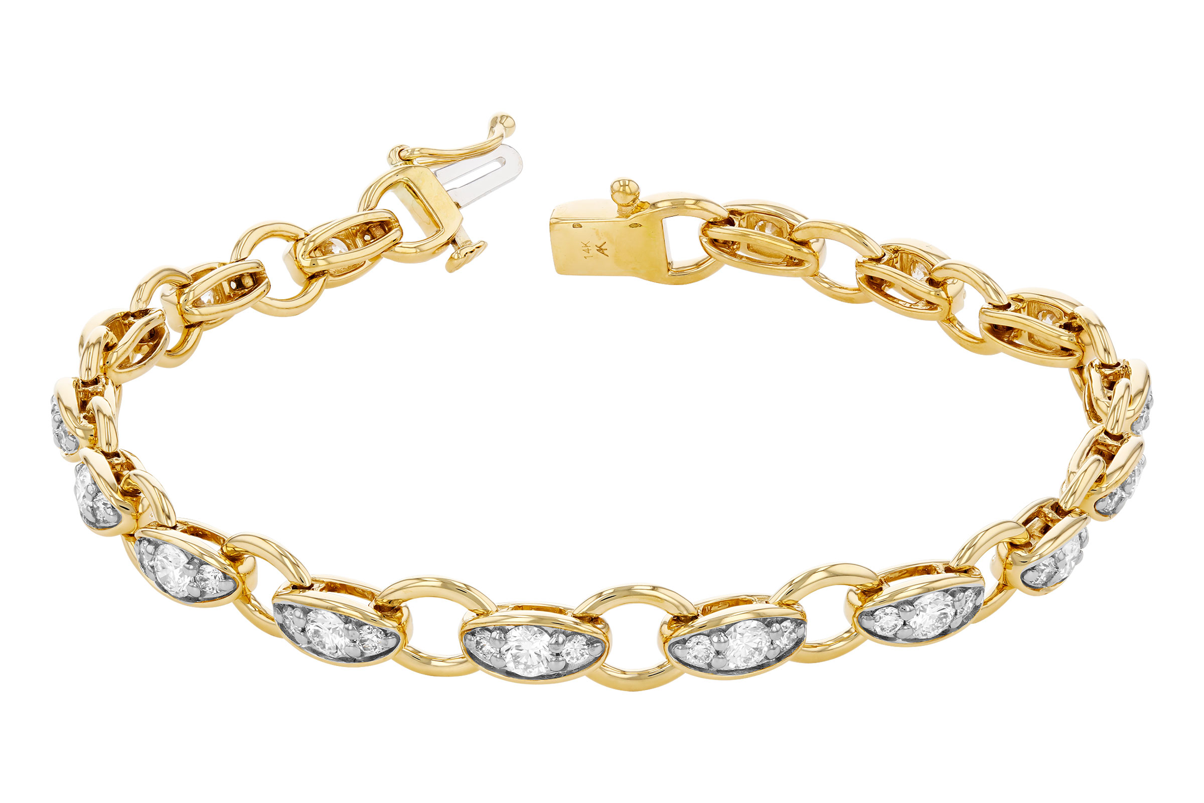 E294-47076: BRACELET 2.20 TW (7")