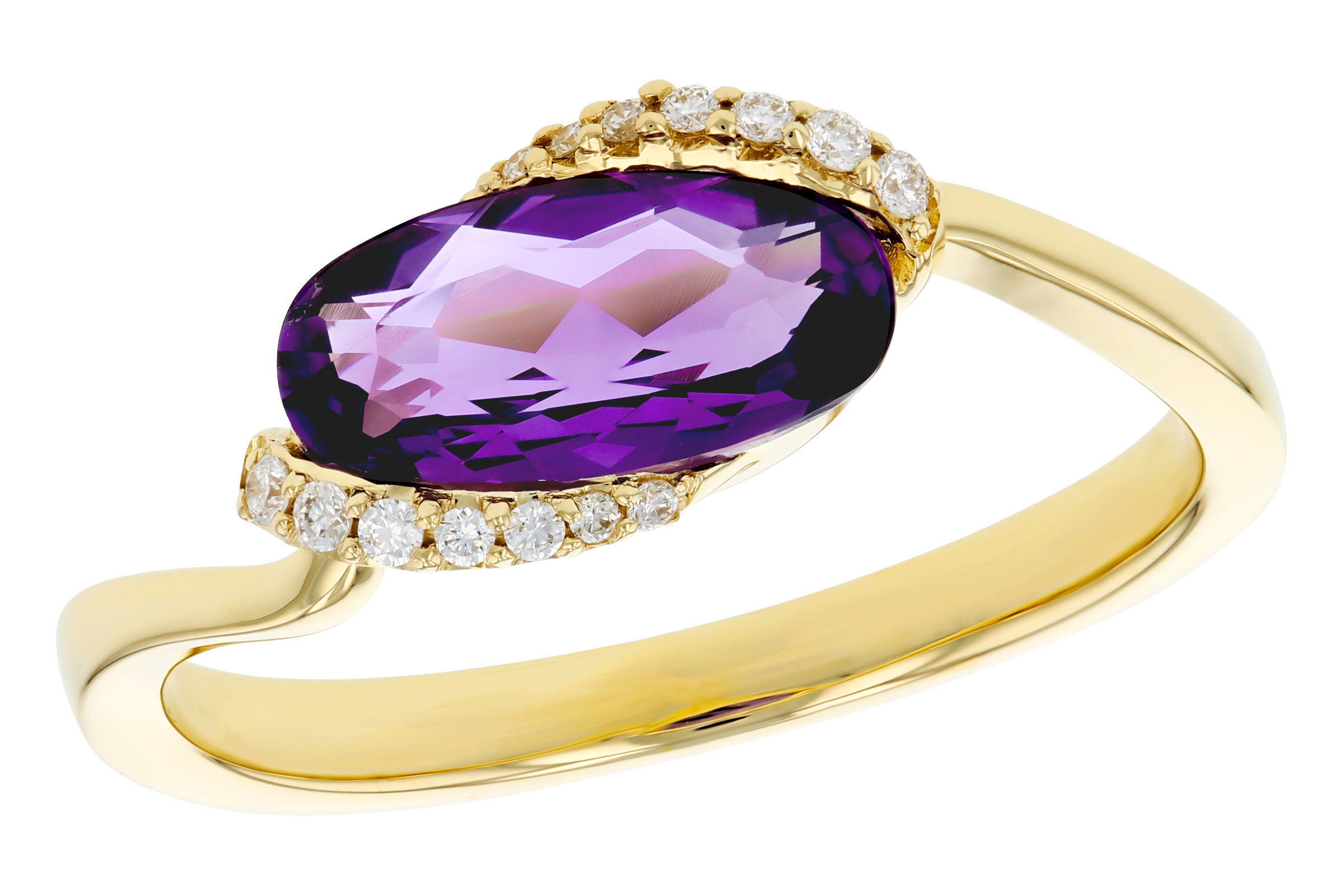 E294-47958: LDS RG 1.07 TW AMETHYST 1.13 TGW (10x5MM AMY)