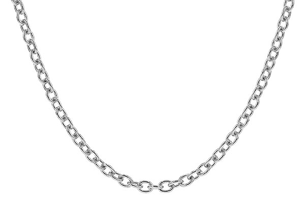 F292-70667: CABLE CHAIN (20IN, 1.3MM, 14KT, LOBSTER CLASP)