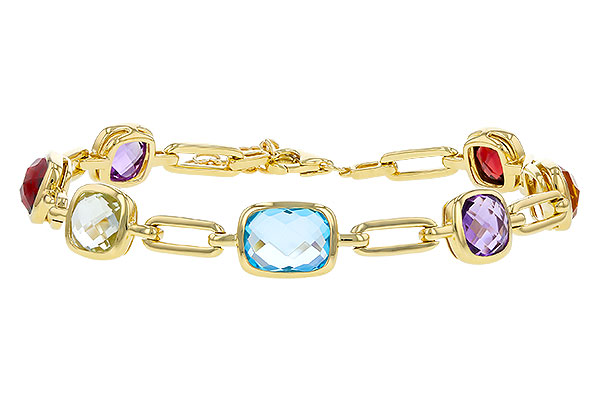 F293-58867: BRACELET 8.87 TW SEMI-PREC (GT,CIT,AMY,G.AMY,BT)