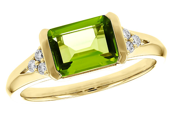 F293-61576: LDS RG 1.52 PERIDOT 1.61 TGW (8X6MM PER)