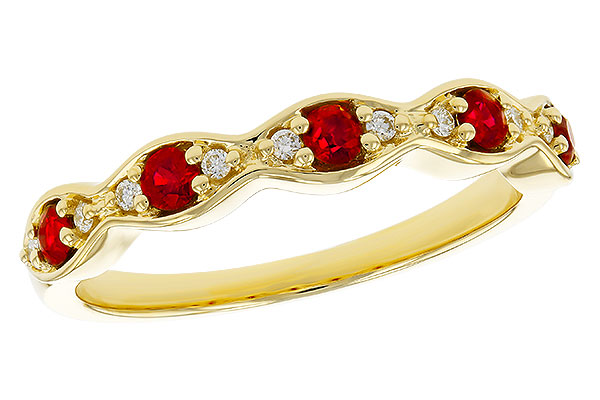 F293-63385: LDS WED RG .28 RUBY .34 TGW