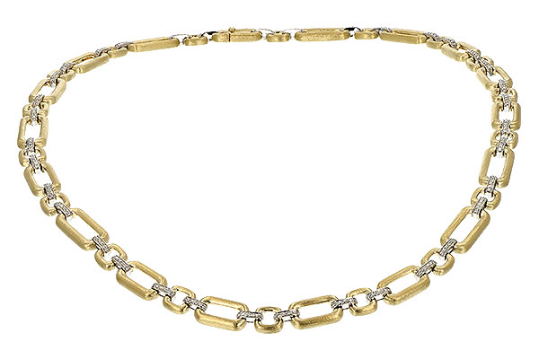 G208-13376: NECKLACE .80 TW (17 INCHES)