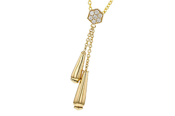 G293-56140: NECKLACE .11 TW