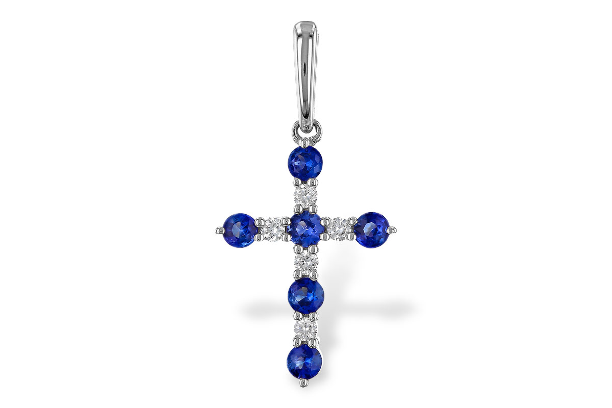 G293-57013: PENDANT .34 TW SAPP .42 TGW