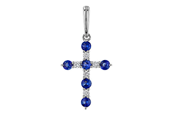 G293-57013: PENDANT .34 TW SAPP .42 TGW