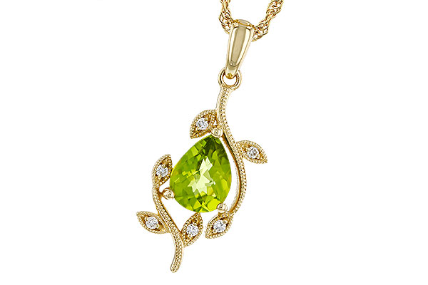 G293-57949: NECKLACE 1.16 PERIDOT 1.21 TGW (8x6MM PER)
