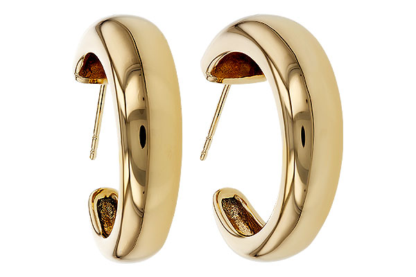 G293-62476: GOLD EARRINGS (20MM)