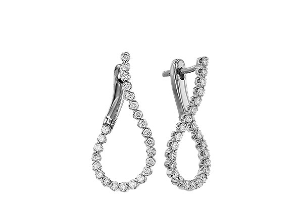 G294-46140: EARRINGS .50 TW