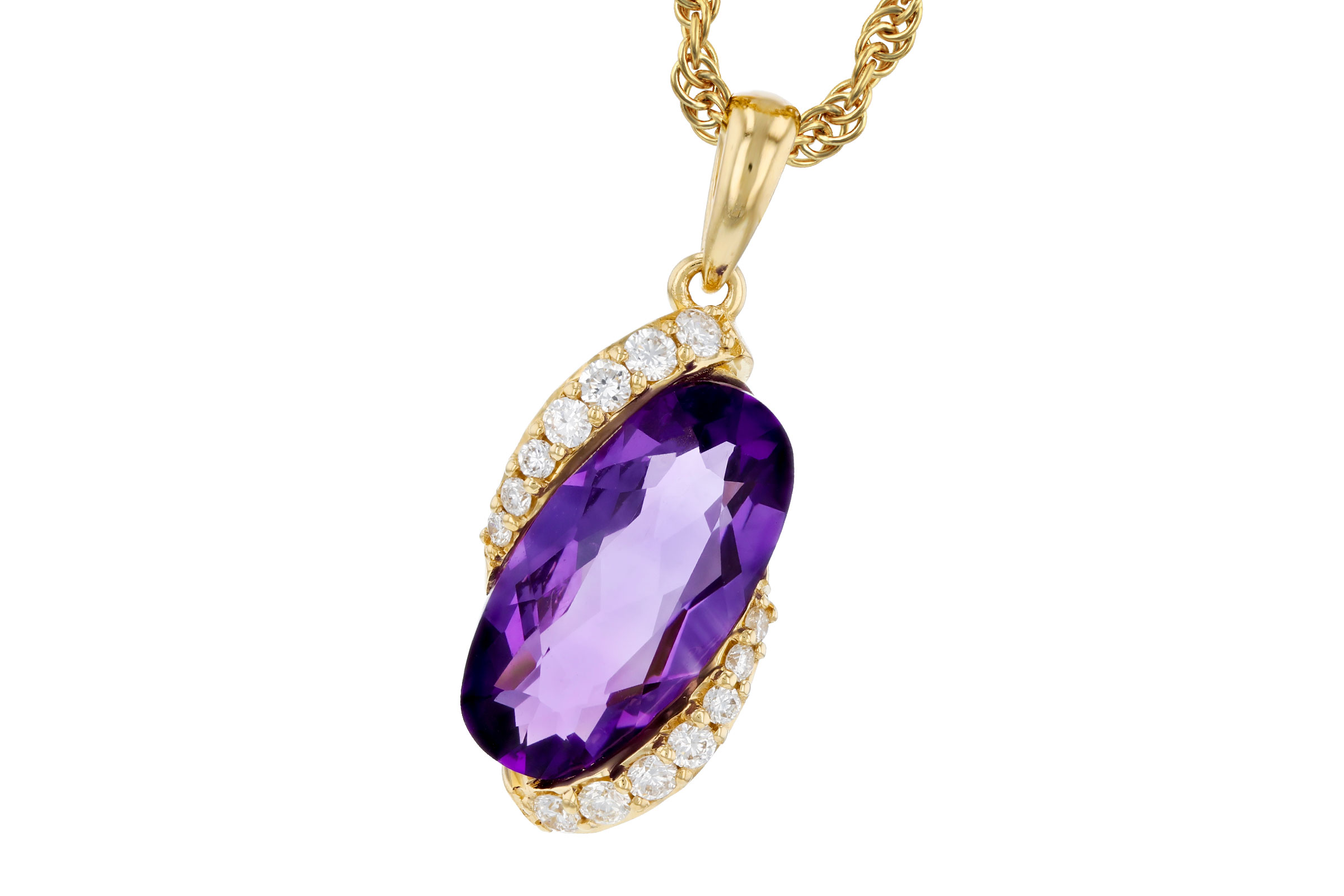 G294-47949: NECK 1.72 AMETHYST 1.84 TGW (12x6MM AMY)