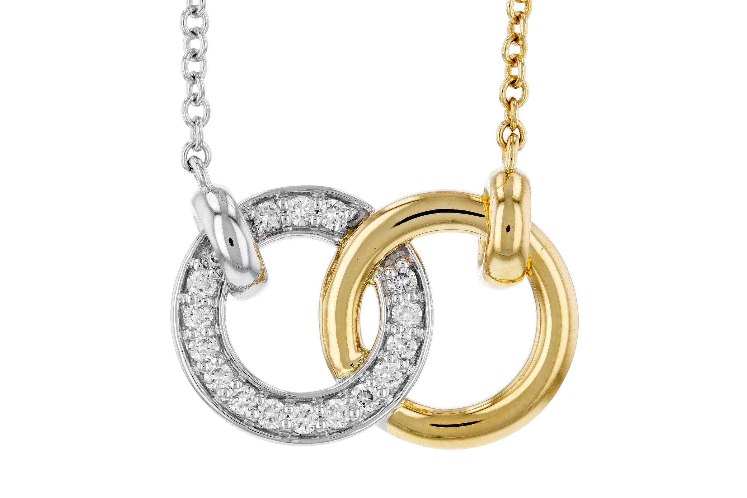 G294-47976: NECKLACE .20 TW (18")