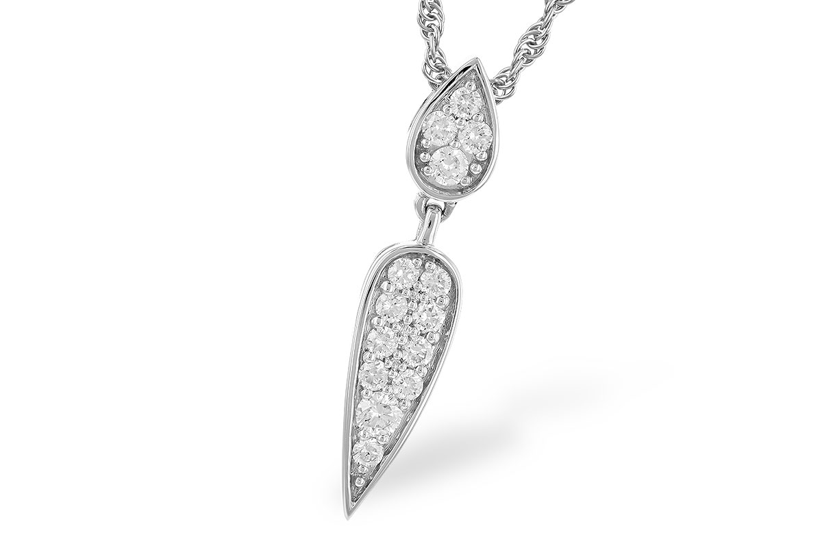 H291-81622: NECKLACE .25 TW