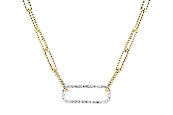 H292-64358: NECKLACE .50 TW (17 INCHES)