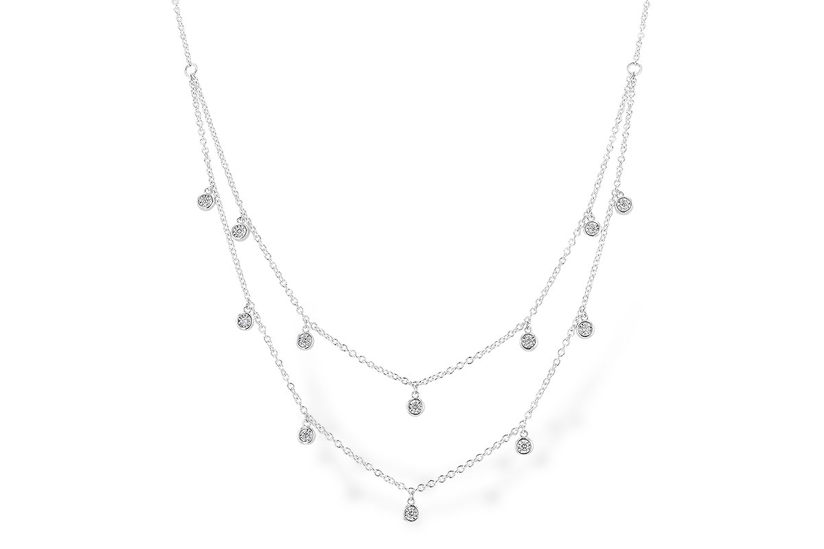 H292-65258: NECKLACE .22 TW (18 INCHES)