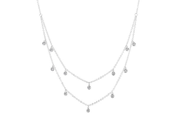 H292-65258: NECKLACE .22 TW (18 INCHES)