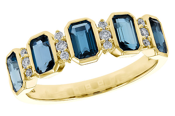 H293-57940: LDS RG 1.46 TW LONDON BLUE TOPAZ 1.58 TGW