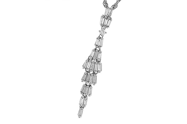 H293-60694: NECKLACE .33 BAG .35 TW