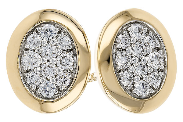 H293-61567: EARRINGS .39 TW